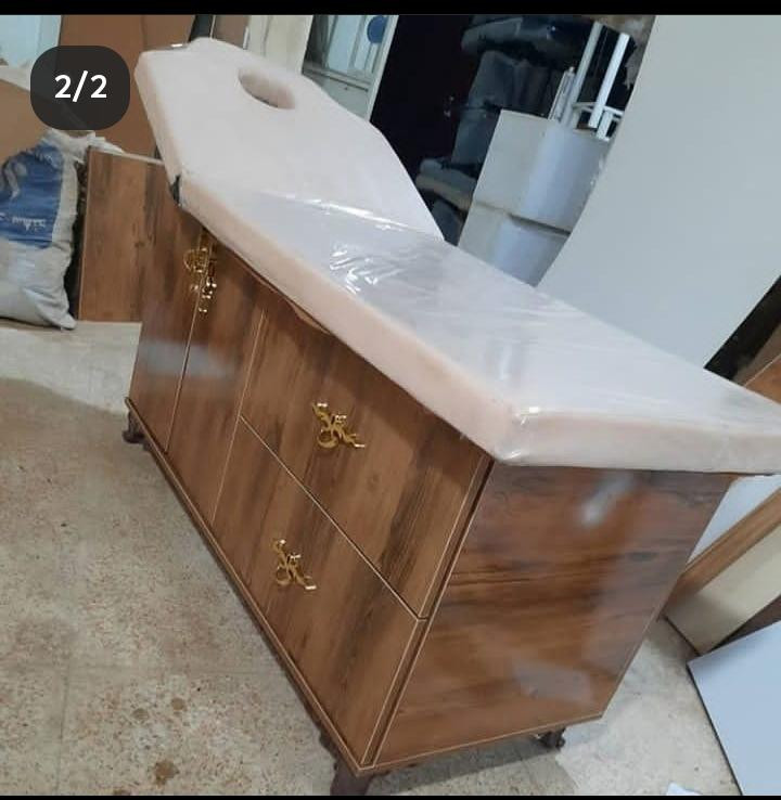 تخت مژه تخت اپیلاسیون تخت دو تیکه کشو دار