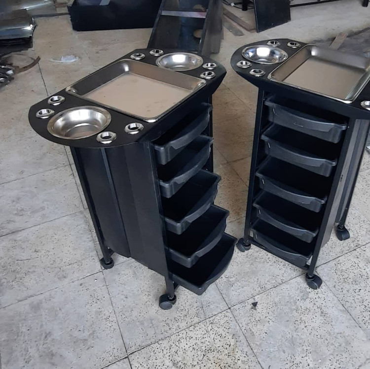 ترولی فشیال ترولی پاکسازی ترولی رنگ،ترولی کاسه استیلچرخ ژله ای